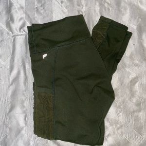 Green Fabletics Leggings with Pockets
